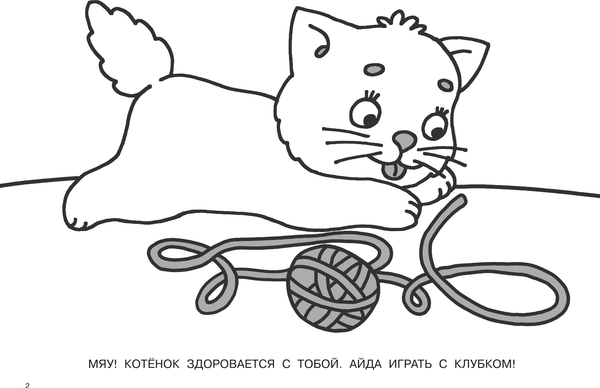 Изображение товара Раскраска АСТ Зверята (Двинина Л.В. 9785171222314)