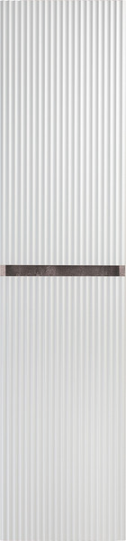 Изображение товара Шкаф-пенал для ванной Runo Модена (подвесной, железный камень)