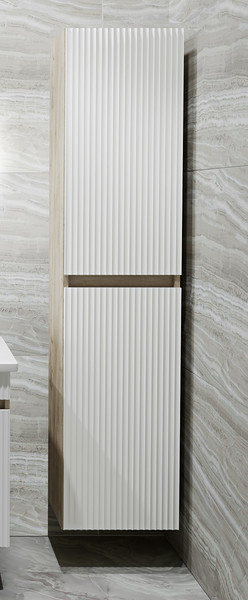 Изображение товара Шкаф-пенал для ванной Runo Модена (подвесной, крафтовый дуб)