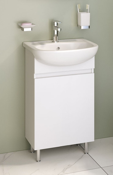 Изображение товара Тумба под умывальник Runo Лада 40 (напольная, белый)
