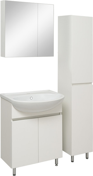 Изображение товара Тумба под умывальник Runo Лада 60 (напольная, белый)