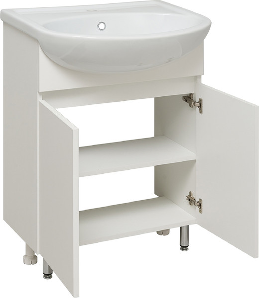 Изображение товара Тумба под умывальник Runo Лада 60 (напольная, белый)