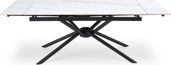Изображение товара Обеденный стол Halmar Vitorino (белый мрамор/черный)
