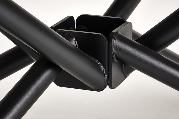 Изображение товара Обеденный стол Halmar Vitorino (белый мрамор/черный)