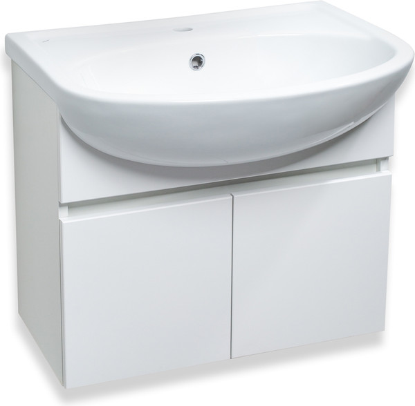 Изображение товара Тумба под умывальник Runo Лада 60 (подвесная, белый)
