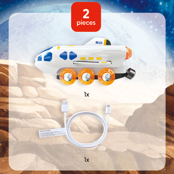 Изображение товара Поезд игрушечный Hape Инопланетные приключения Космический Поезд / E3872_HP