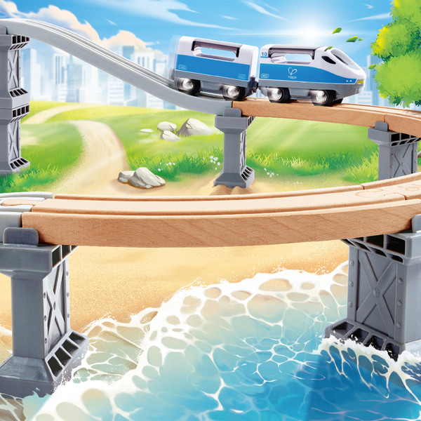 Изображение товара Элемент железной дороги Hape Опоры / E3875_HP