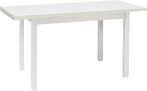 Изображение товара Обеденный стол Signal Adam 100-140x60 (белый матовый/белый матовый)