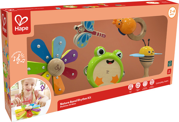 Изображение товара Развивающий игровой набор Hape Мои первые музыкальные инструменты / E0639_HP