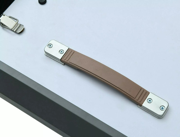 Изображение товара Обеденный стол Signal Angel II 120-160x120 (эффект серого мрамора/черный)