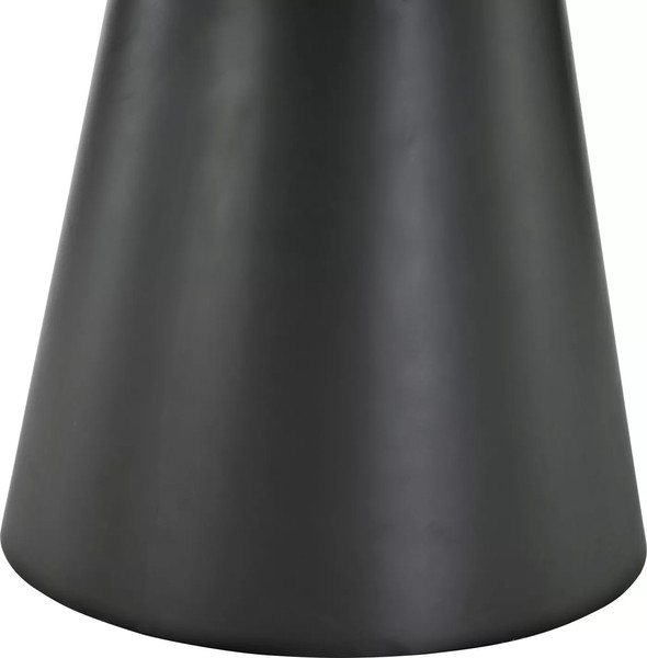 Изображение товара Обеденный стол Signal Angel II 120-160x120 (эффект серого мрамора/черный)