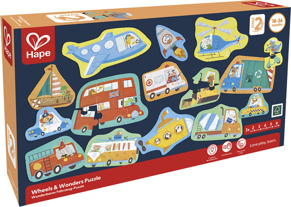 Изображение товара Развивающая игра Hape Транспорт / E1649_HP