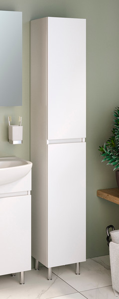 Изображение товара Шкаф-пенал для ванной Runo Лада (напольный, белый)