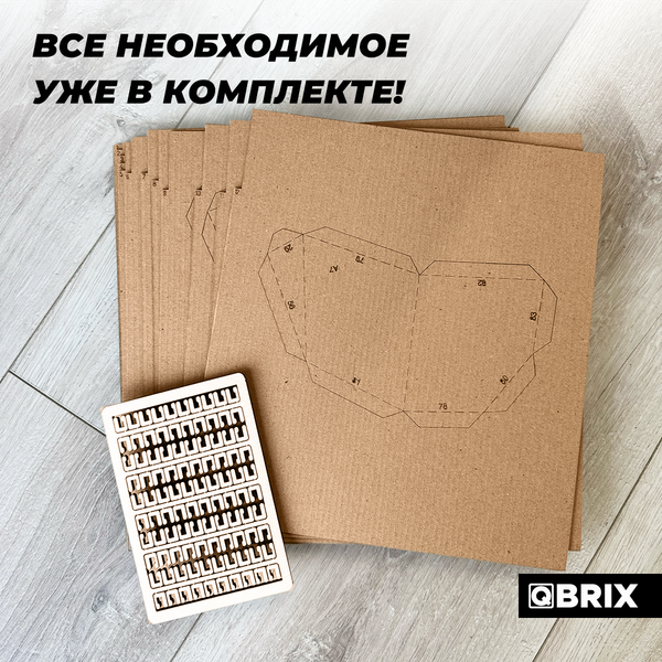 Изображение товара Конструктор QBRIX Голова-подставка 3D 20095