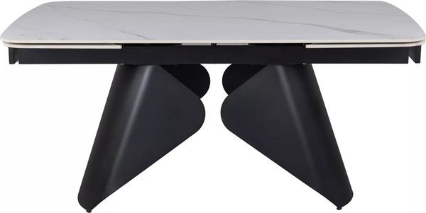 Изображение товара Обеденный стол Signal Armando 160-240x90 (белый/черный)