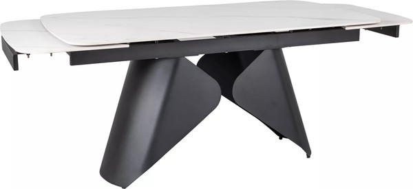 Изображение товара Обеденный стол Signal Armando 160-240x90 (белый/черный)