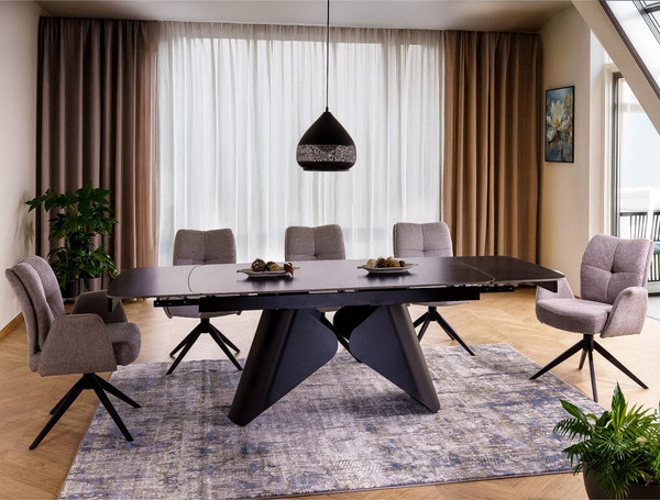 Изображение товара Обеденный стол Signal Armando 160-240x90 (черный)