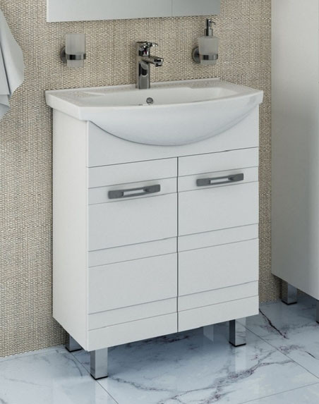 Изображение товара Тумба под умывальник Runo Турин 65 (напольная)