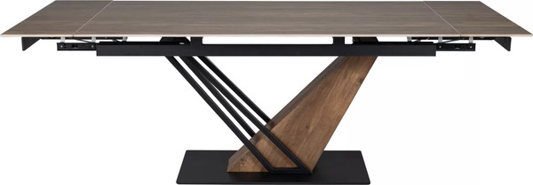 Изображение товара Обеденный стол Signal Genesis Legno 180-240x90x75 (эффект дерева/дуб/черный)