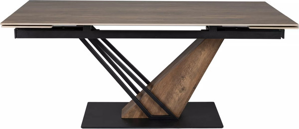 Изображение товара Обеденный стол Signal Genesis Legno 180-240x90x75 (эффект дерева/дуб/черный)