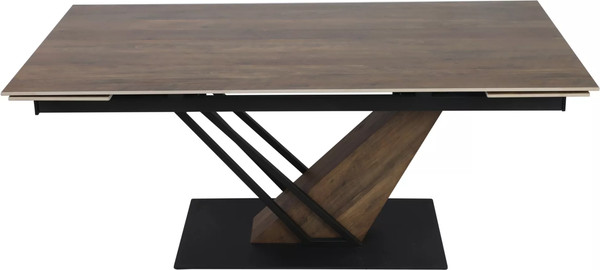 Изображение товара Обеденный стол Signal Genesis Legno 180-240x90x75 (эффект дерева/дуб/черный)