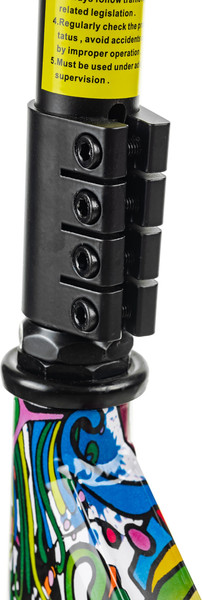 Изображение товара Самокат трюковый Ricos Blaze JL-301P (черный/граффити фиолетовый)