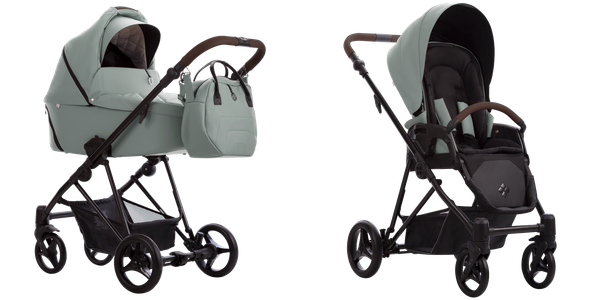 Изображение товара Детская универсальная коляска Bebetto Yoddi Pro 2в1 (04, шалфей кожа)