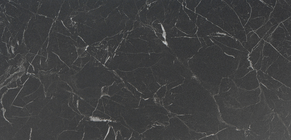 Изображение товара Комплект панелей ПВХ Самоклейкин Самоклеющаяся Черный мрамор S81036-1 (600x300)