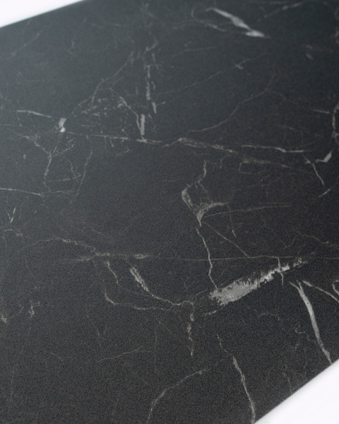 Изображение товара Комплект панелей ПВХ Самоклейкин Самоклеющаяся Черный мрамор S81036-1 (600x300)