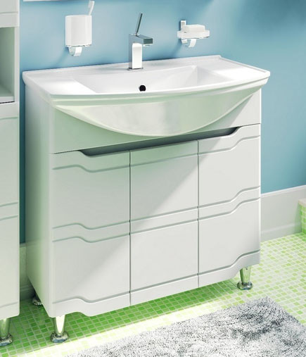 Изображение товара Тумба под умывальник Runo Стиль 75 (напольная)