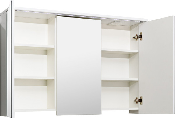 Изображение товара Шкаф с зеркалом для ванной Runo Лира 105