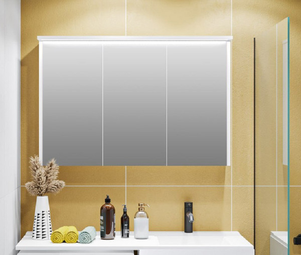 Изображение товара Шкаф с зеркалом для ванной Runo Лира 105