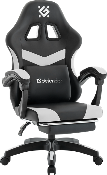 Изображение товара Кресло геймерское Defender Runa Pro / 64813 (черный/белый)