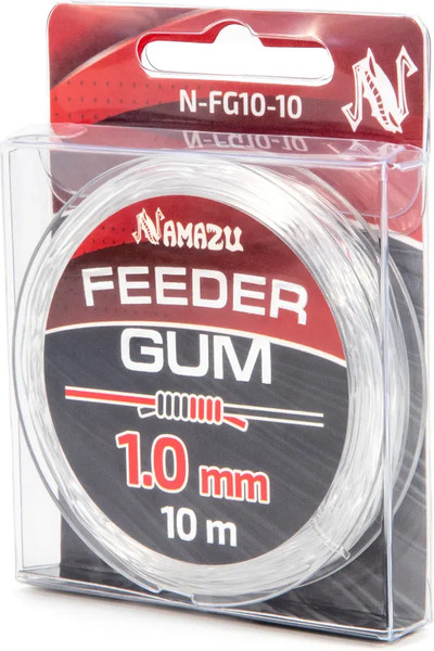 Изображение товара Фидергам Namazu Feeder Gum d-1.0мм / N-FG10-10 (10м, прозрачный)