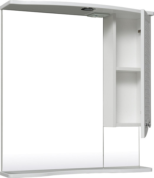 Изображение товара Шкаф с зеркалом для ванной Runo Милано 65 правый