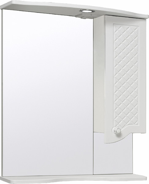 Изображение товара Шкаф с зеркалом для ванной Runo Милано 65 правый