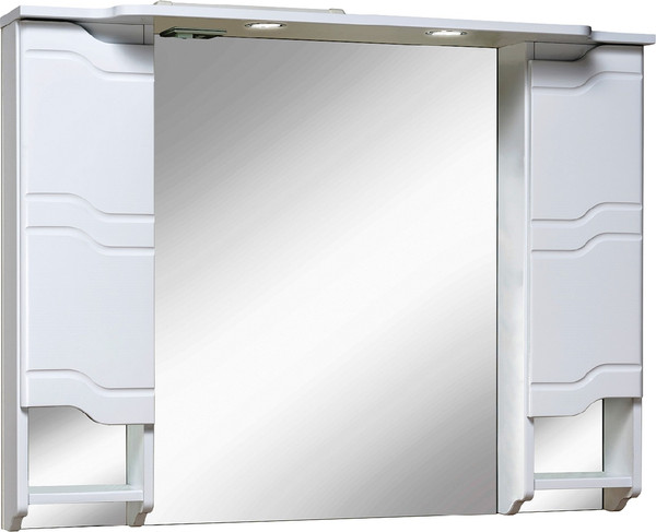 Изображение товара Шкаф с зеркалом для ванной Runo Стиль 105