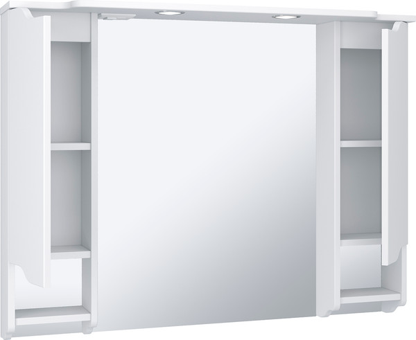 Изображение товара Шкаф с зеркалом для ванной Runo Стиль 105