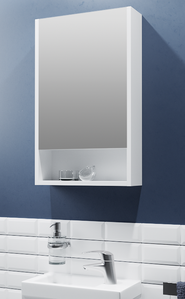 Изображение товара Шкаф с зеркалом для ванной Runo Микра 40