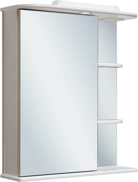 Изображение товара Шкаф с зеркалом для ванной Runo Магнолия 50 левый