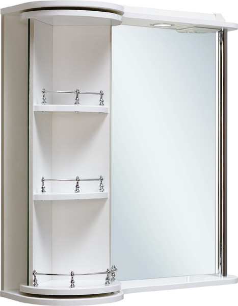 Изображение товара Шкаф с зеркалом для ванной Runo Секрет 65