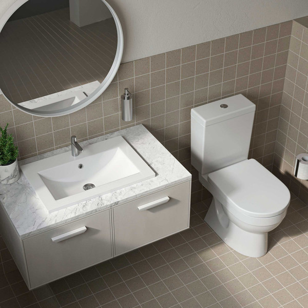 Изображение товара Умывальник Керамин Бергамо Нова 50 ФС (мебельный, фаянс)