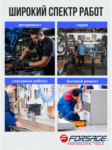 Изображение товара Гаечный ключ Forsage Torx T45 7 810 / F-76645BL