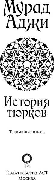 Изображение товара Книга АСТ История тюрков, твердая обложка (Аджи Мурад)