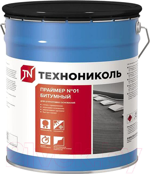 Изображение товара Праймер битумный Технониколь Битумный №01 (20л)