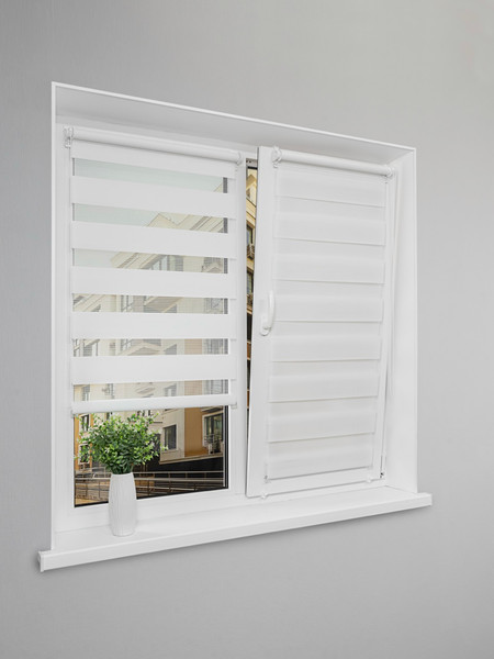 Изображение товара Рулонная штора Lm Decor Грация ДН LB 10-01 120x170 (белый)