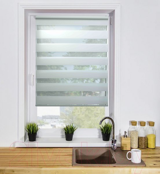 Изображение товара Рулонная штора Lm Decor Грация ДН LB 10-01 130x170 (белый)