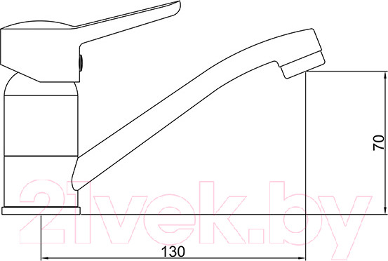 Изображение товара Смеситель Gross Aqua Alfa 3210313C-G0109