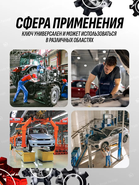 Изображение товара Гаечный ключ Forsage Profi 22мм F-75622 (18268)