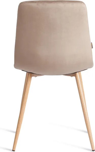 Изображение товара Стул Tetchair Chilly велюр/металл (бежевый/натуральный)